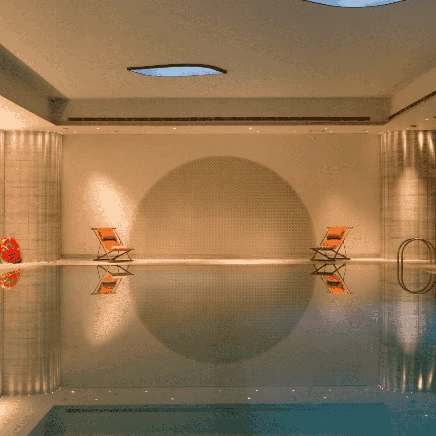 The indoor pool at The Camellias